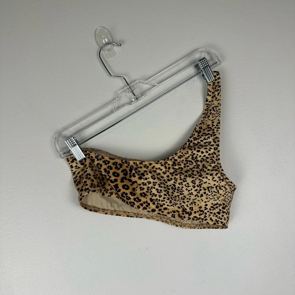 Ulla Johnson Animal Print Reina One Shoulder‎ and Dani Hipster Swimsuit Size S